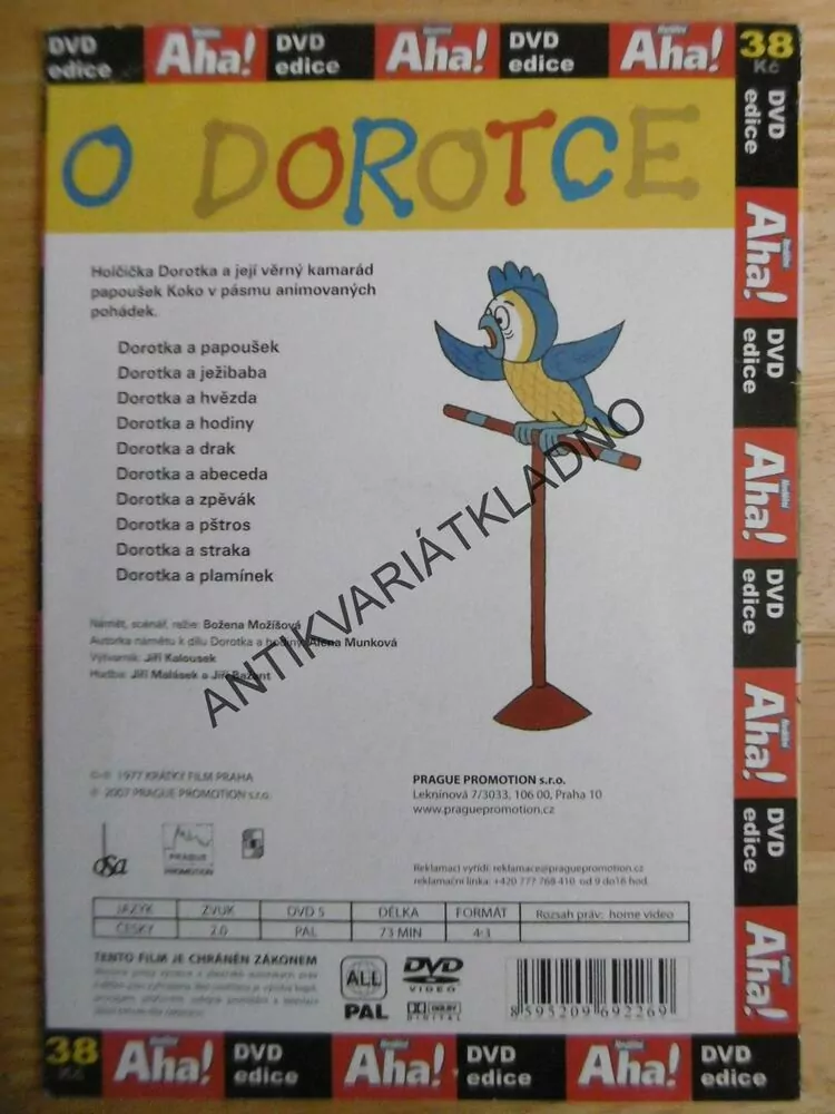 O DOROTCE, DVD FILM
