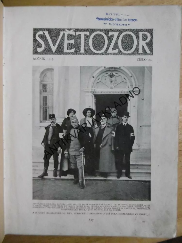 SVĚTOZOR - 2.ČÁST ROKU 1913, Č.27-52, ČASOPIS VÁLKA,ARMÁDA
