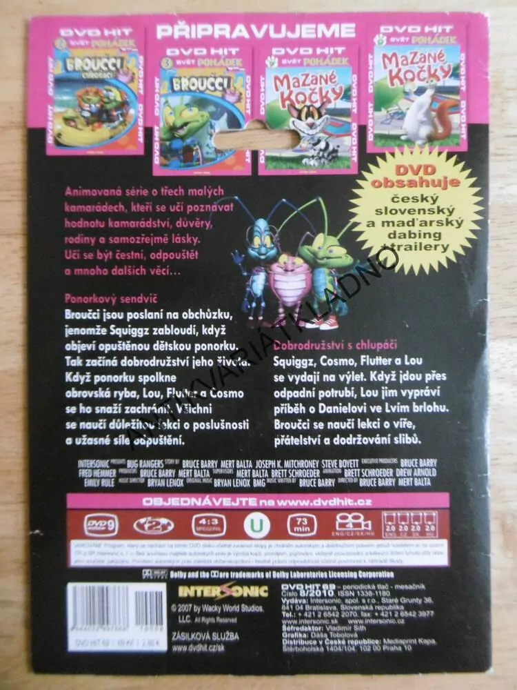 BROUČCI CHROBÁCI, TYKADLA, DVD FILM