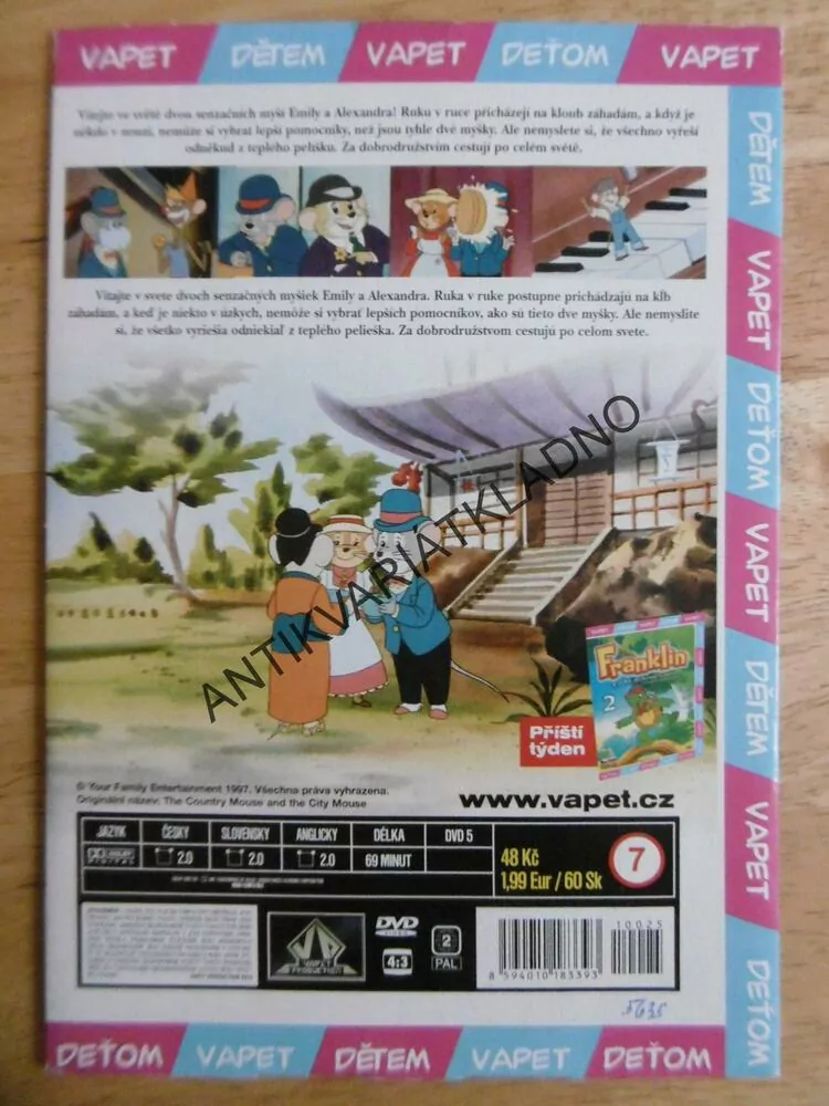 MYŠIČKY 3., DVD FILM
