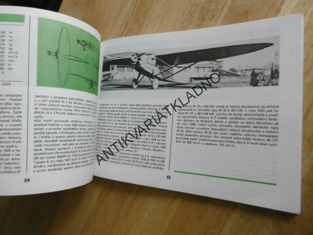 ATLAS LETADEL, VÁCLAV NĚMEČEK, JEDNOMOTOROVÁ DOPRAVNÍ LETADLA 8., **an