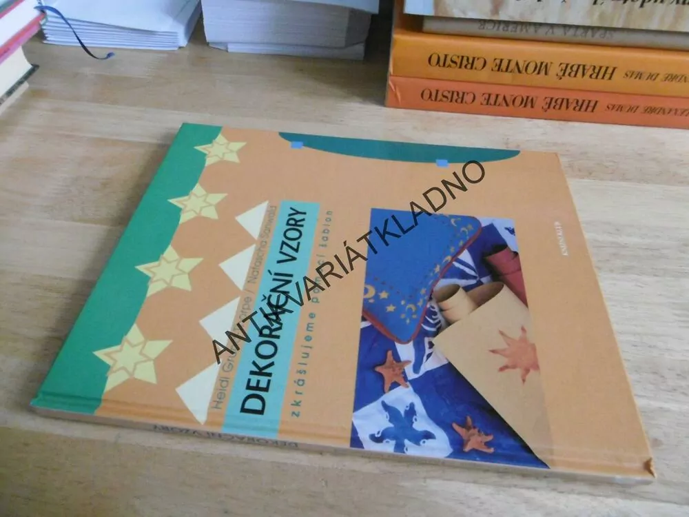 DEKORAČNÍ VZORY, ZKRÁŠLUJEME POMOCÍ ŠABLON, SANWALD, VČETNĚ VZORNÍKU, **an