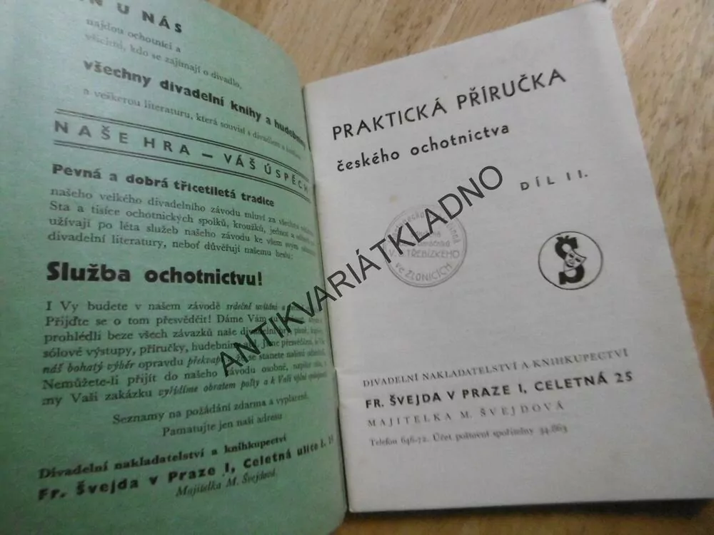 PRAKTICKÁ PŘÍRUČKA ČESKÉHO OCHOTNICTVA, 2. , 