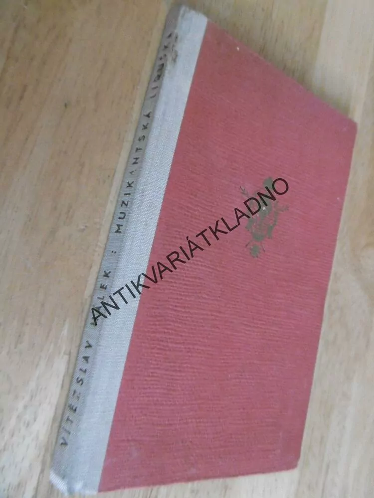 MUZIKANTSKÁ LIDUŠKA, VÍTĚZSLAV HÁLEK, 1938, DŘEVORYT KAREL HUŠEK, **an