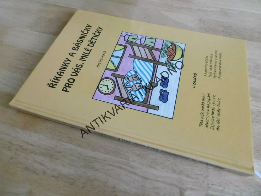 ŘÍKANKY A BÁSNIČKY PRO VÁS, MILÉ DĚTIČKY, PRO DĚTIČKY, EVA VÁVROVÁ, **an