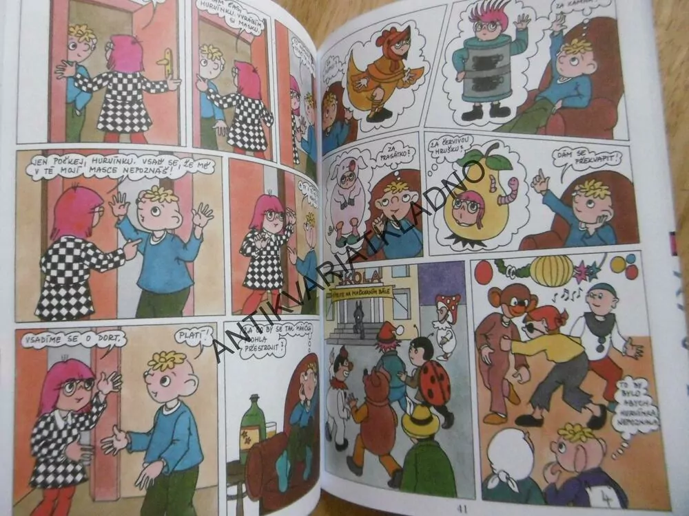 DOBRODRUŽSTVÍ S HURVÍNKEM, ŠTÁCHOVÁ, SOTÁKOVÁ, KOMIKS, 