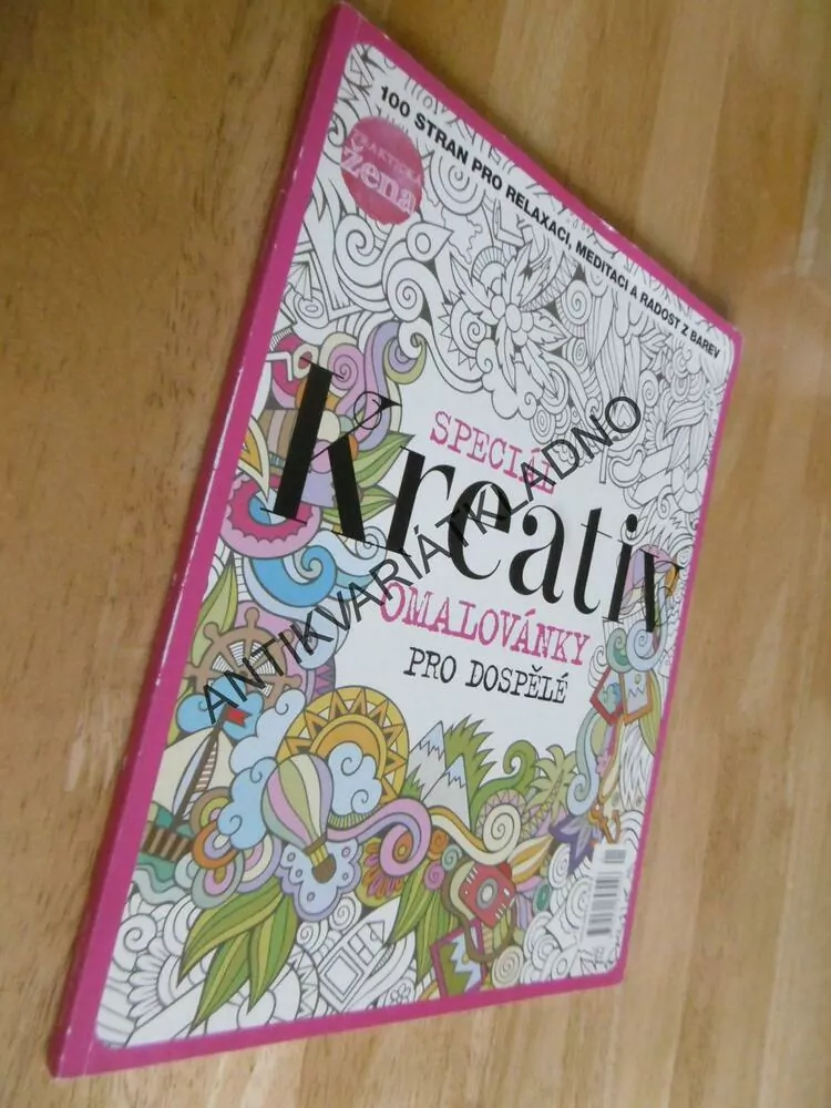 SPECIÁL KREATIV, OMALOVÁNKY PRO DOSPĚLÉ, 100 STRAN, **an