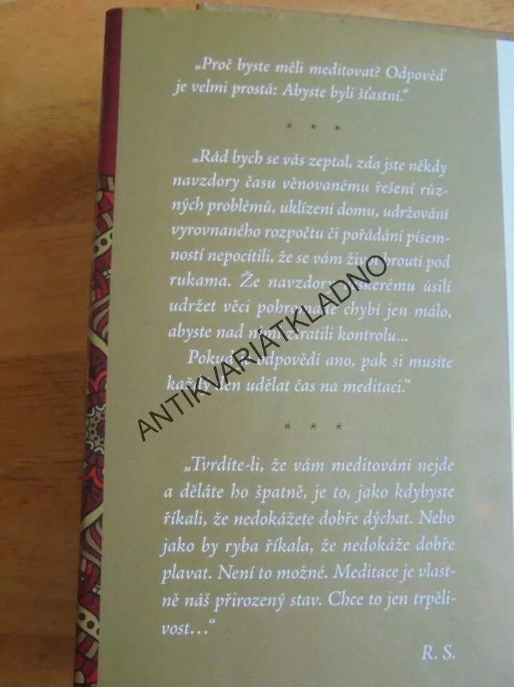 KLIDNÁ MYSL, CESTA K ÚSPĚCHU, MEDITACE, R.SIMMONS