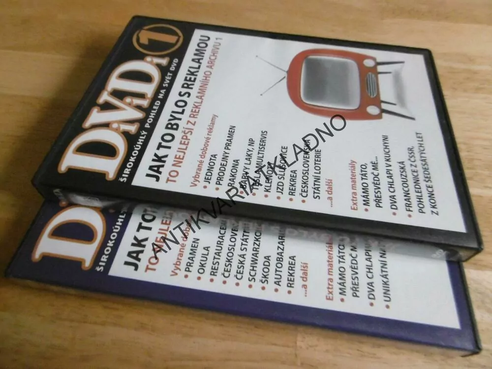 DIVIDI 1-3, JAK TO BYLO S REKLAMOU, 3 KS DVD FILM