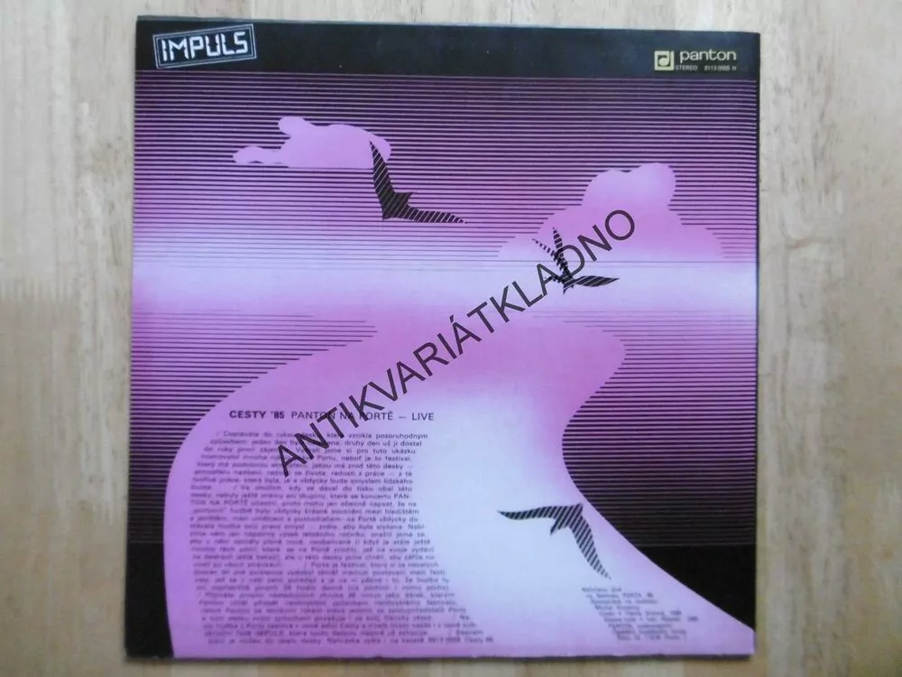 CESTY 85´, PANTON NA PORTĚ, LIVE, LP