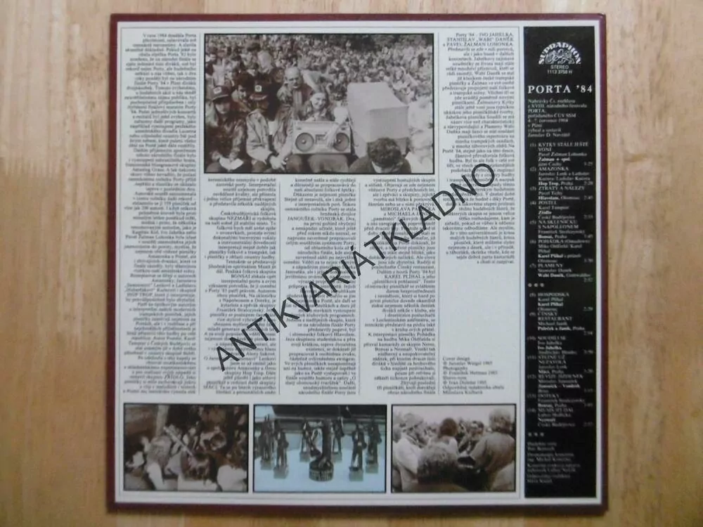 PORTA 84´, ŽALMAN, HOP TROP, WABI DANĚK, MÁCI, NEZMAŘI, AJ, LP