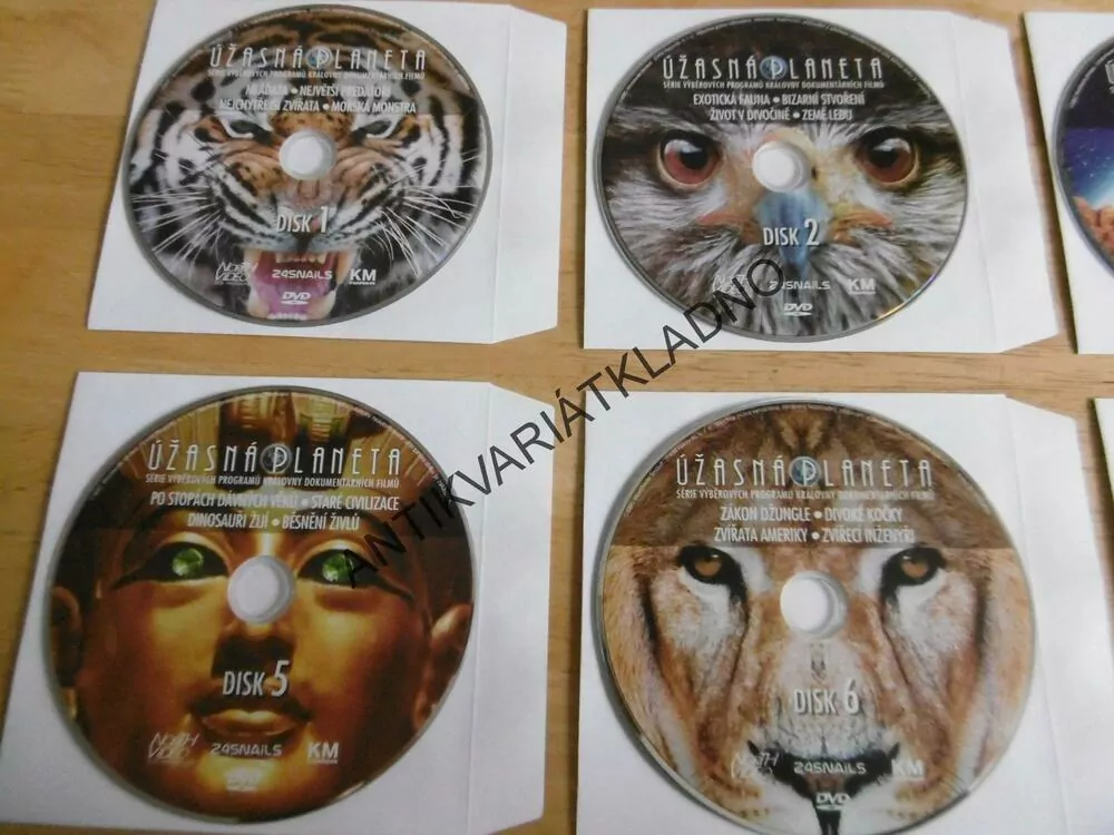 ÚŽASNÁ PLANETA, 1-8, DVD FILM