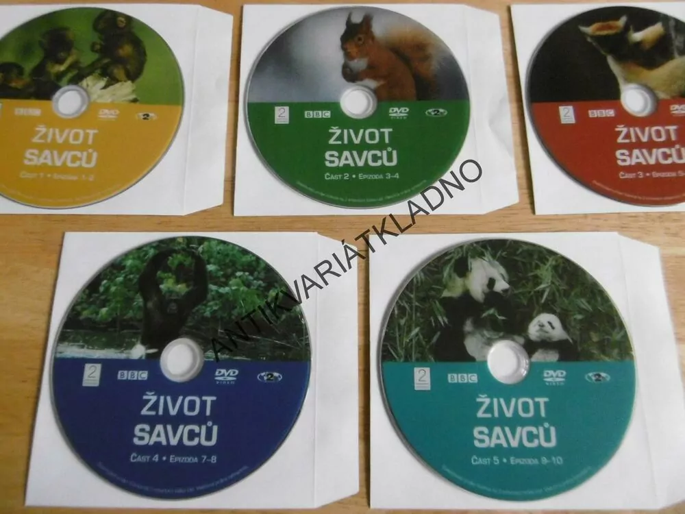 ŽIVOT SAVCŮ, 1-10, DVD FILM