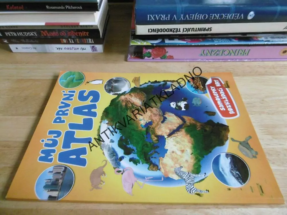 MŮJ PRVNÍ ATLAS, SAMOLEPKY, ROZKLÁDACÍ HRY, **an