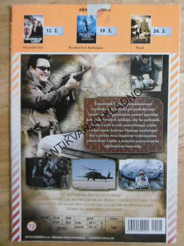 AFGHÁNISTÁN, DVD FILM