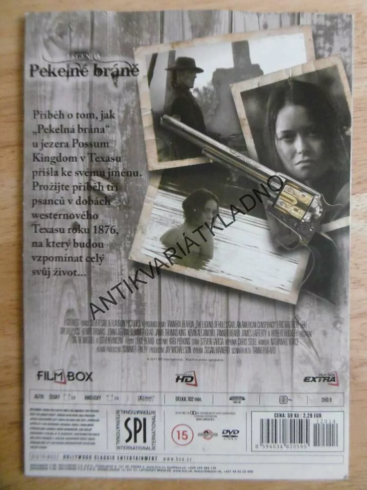 LEGENDA O PEKELNÉ BRÁNĚ, DVD FILM