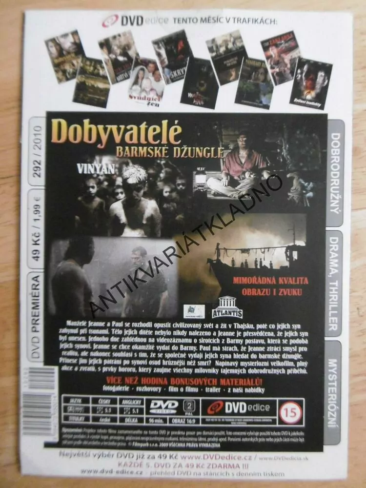 DOBYVATELÉ BARMSKÉ DŽUNGLE, DVD FILM