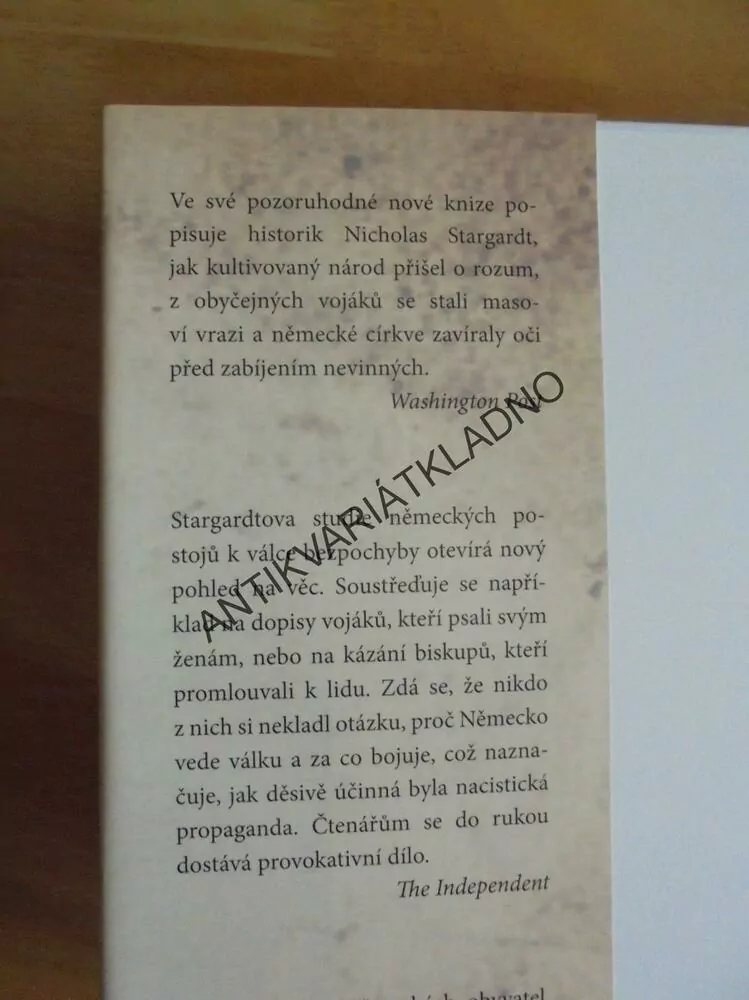 NĚMECKÁ VÁLKA, NÁROD A ZEMĚ VE ZBRANI,1939-45,STARGARDT