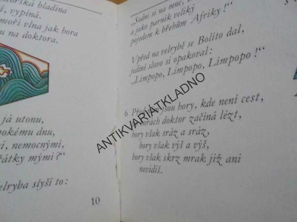 DOKTOR BOLÍTO, ČUKOVSKIJ, POHÁDKY, 1970