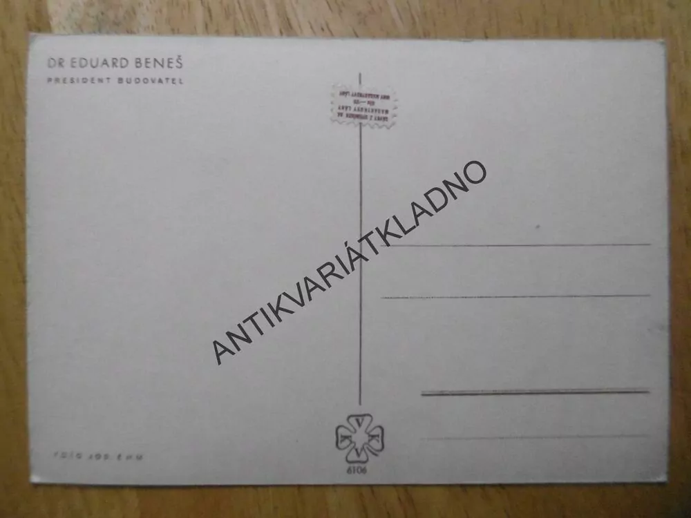 PREZIDENT DR. E. BENEŠ, FOTO J. EHM