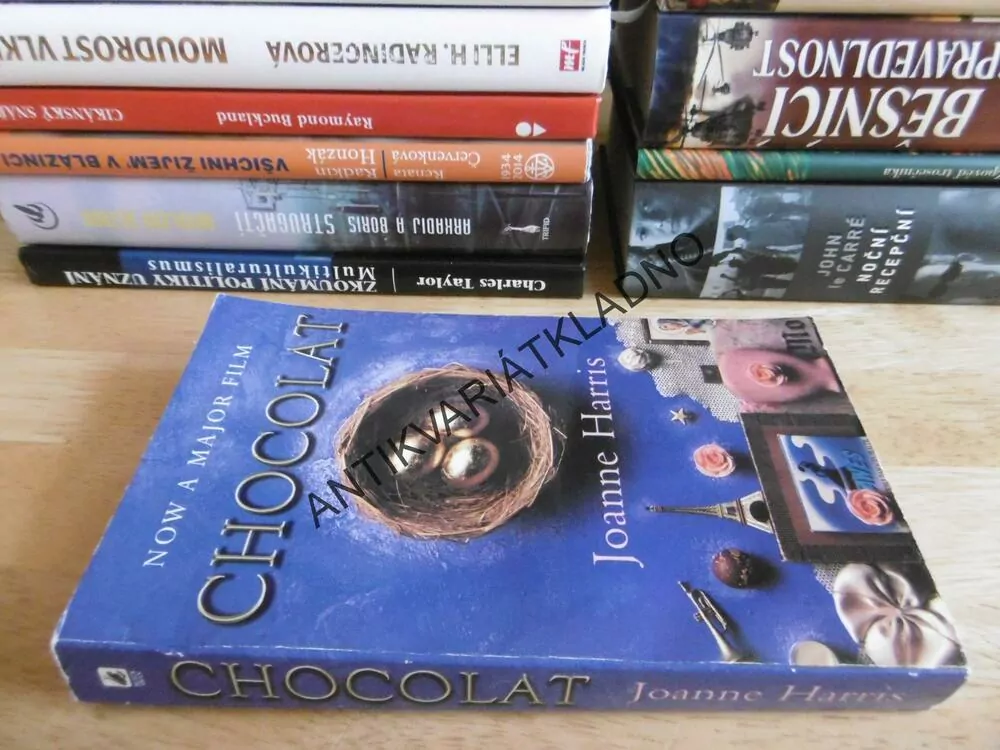 CHOCOLAT, ČOKOLÁDA, JOANNE HARRIS, ANGLICKY, **an