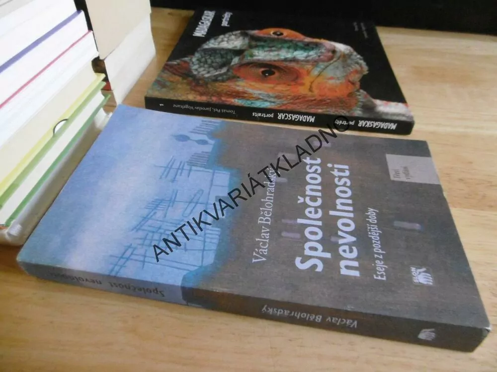 SPOLEČNOST NEVOLNOSTI, ESEJE Z POZDĚJŠÍ DOBY, VÁCLAV BĚLOHRADSKÝ, **an