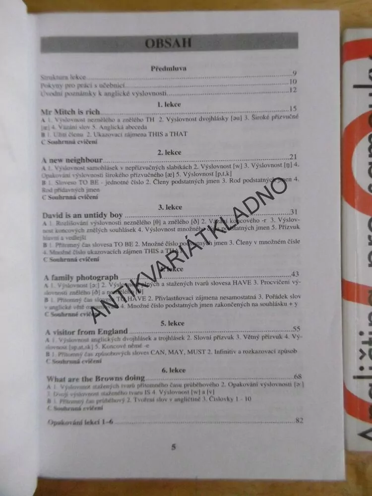 ANGLIČTINA PRO SAMOUKY, + SLOVNÍK, **an