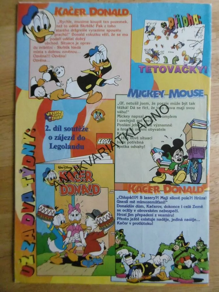 KAČER DONALD, 11/97, komiks DISNEY