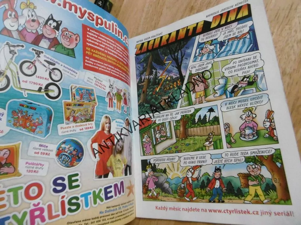 ČTYŘLÍSTEK 572 - ZACHRAŇTE DINA