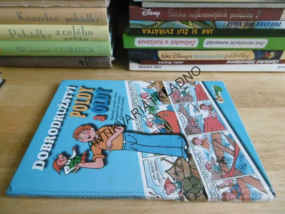 DOBRODRUŽSTVÍ POLDY A OLDY, JAROSLAV MALÁK, KOMIKS ZE ČTYŘLÍSTEK, **an