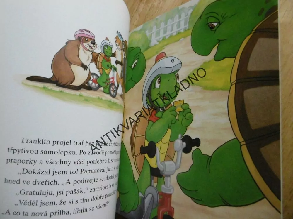 FRANKLIN A CYKLISTICKÁ PŘILBA, PŘÍBĚHY Z TELEVIZE,