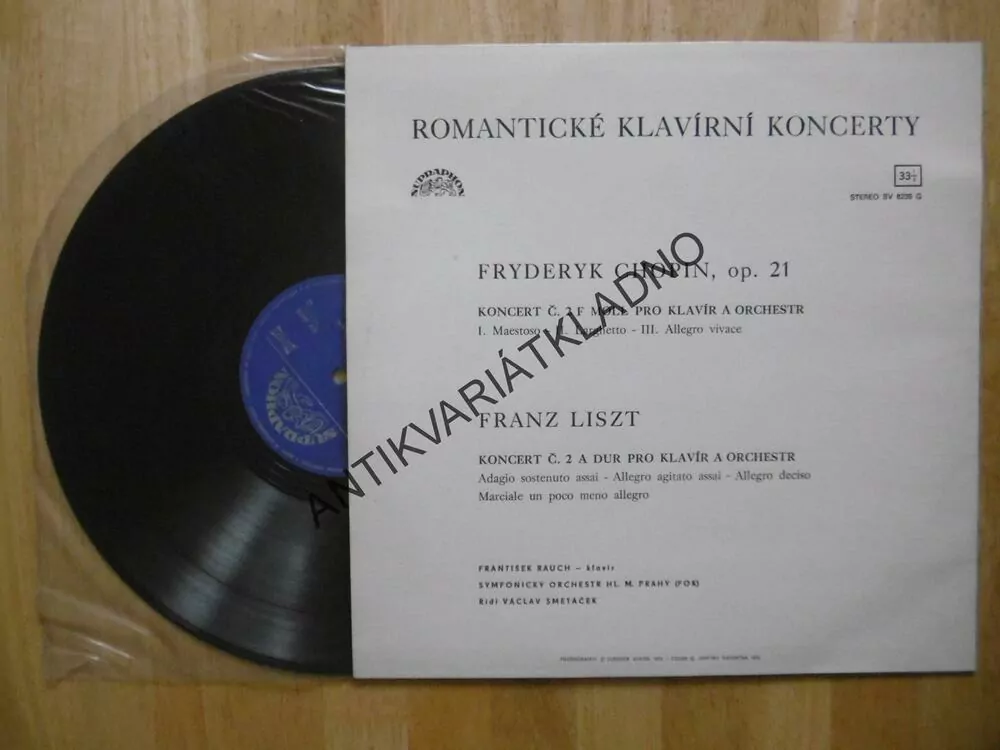 FRYDERYK CHOPIN, FRANZ LISTZ, LP