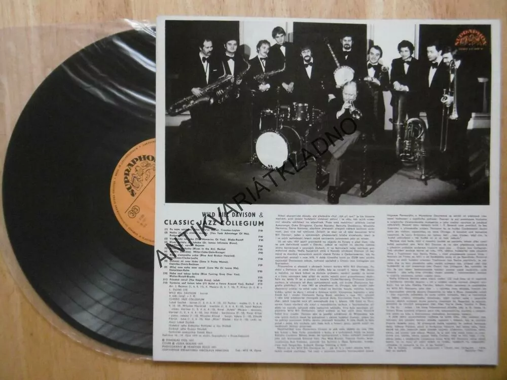 WILD BILL DAVISON, CLASSIC JAZZ COLLEGIUM, LP