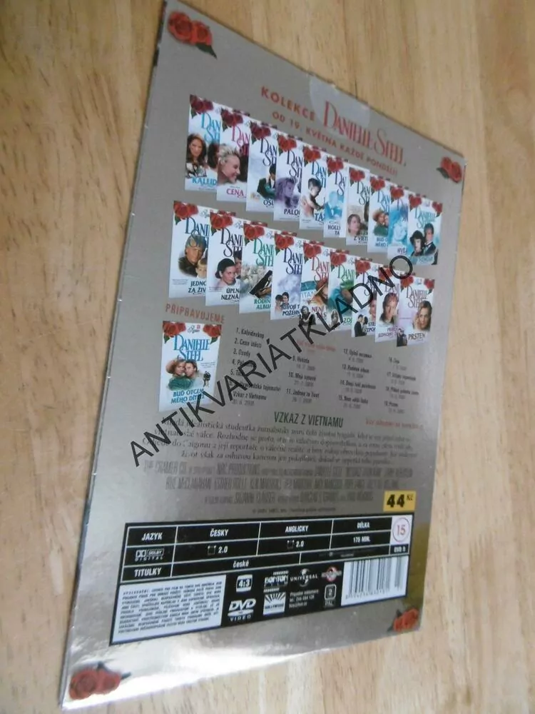 DANIELLE STEEL, VZKAZ Z VIETNAMU, DVD FILM