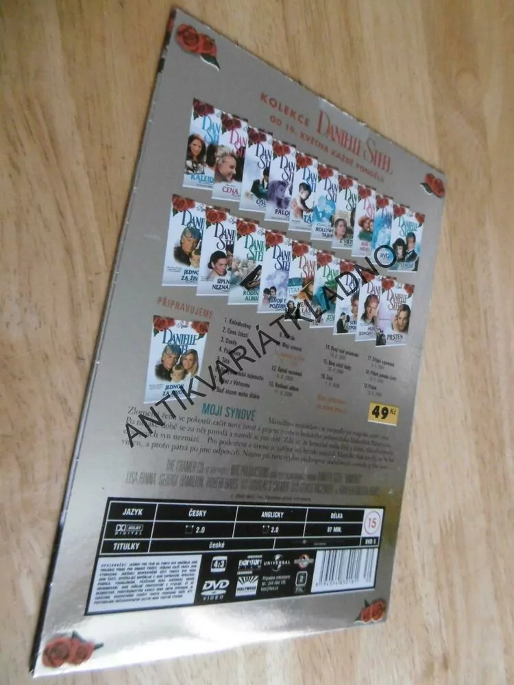 DANIELLE STEEL, MOJI SYNOVÉ, DVD FILM