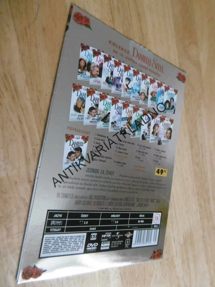DANIELLE STEEL, JEDNOU ZA ŽIVOT, DVD FILM