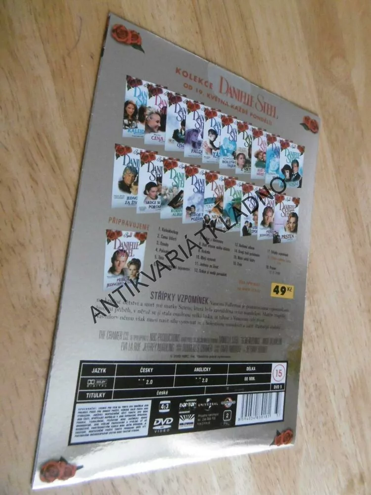 DANIELLE STEEL, STŘÍPKY VZPOMÍNEK, DVD FILM