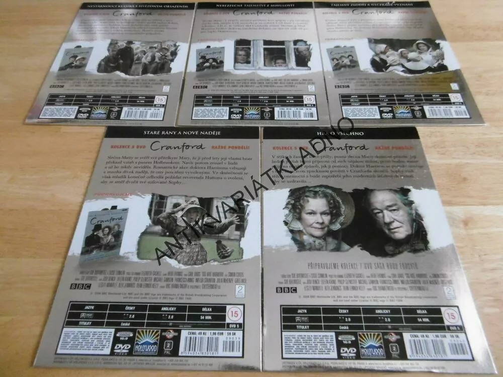 CRANFORD 1.-5., DVD FILM