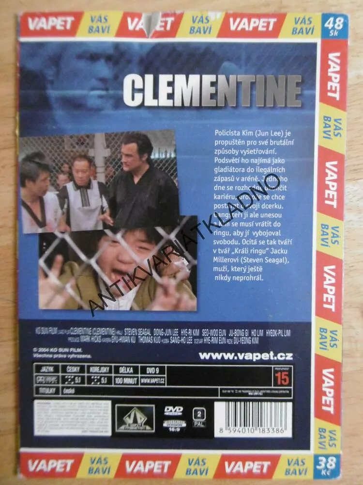 CLEMENTINE, STEVEN SEAGAL, DVD FILM