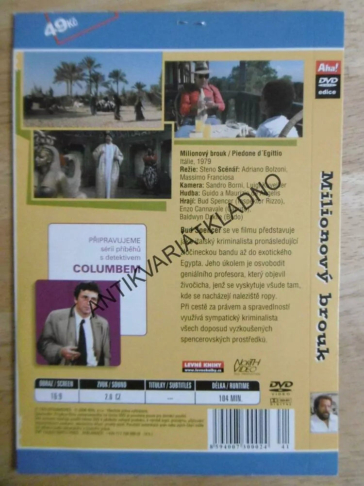 MILIONOVÝ BROUK, BUD SPENCER, DVD FILM