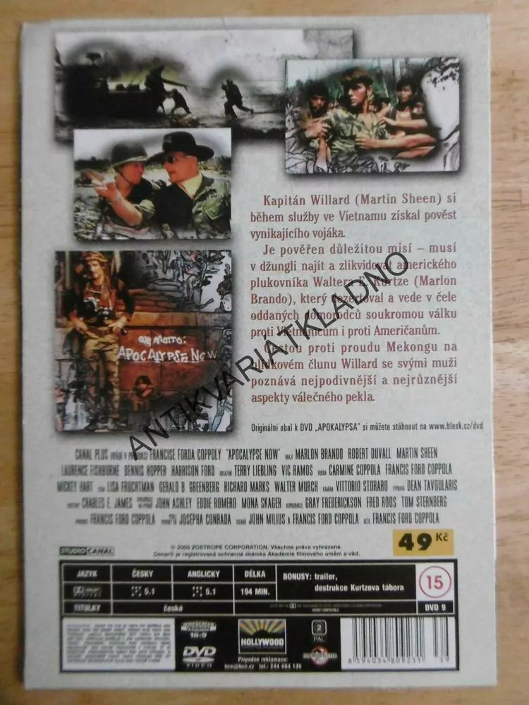 APOKALYPSA, DVD FILM