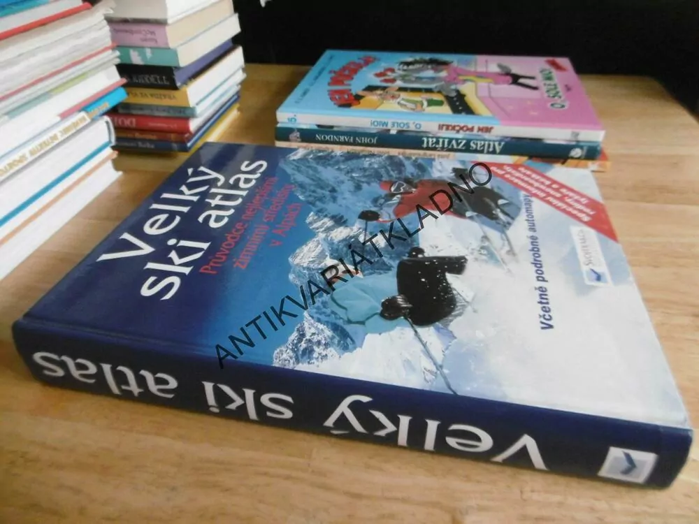 VELKÝ SKI ATLAS, PRŮVODCE NEJLEPŠÍMI ZIMNÍMI STŘEDIKY V ALPÁCH, VČETNĚ AUTOMAPY, **an