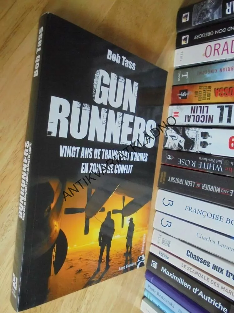 GUN RUNNERS, BOB TASS, LETECTVÍ,VÁLKA,ANGLICKY, **an