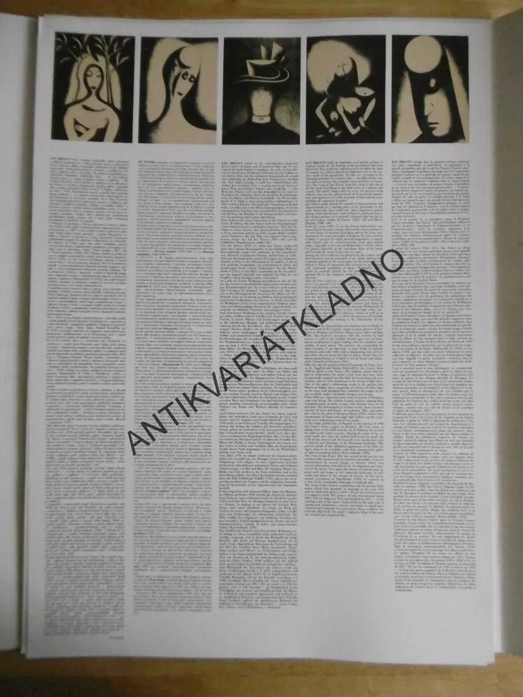 JAN ZRZAVÝ, 1890-1977, (VELKÝ FORMÁT) 10 REPRODUKCÍ, 1. VYDÁNÍ