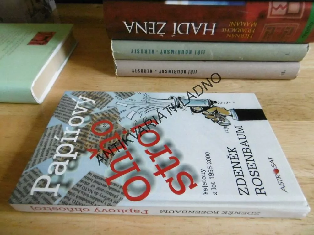 PAPIROVÝ OHŇOSTROJ, ZDENĚK ROSENBAUM - AUTOGRAM, **an