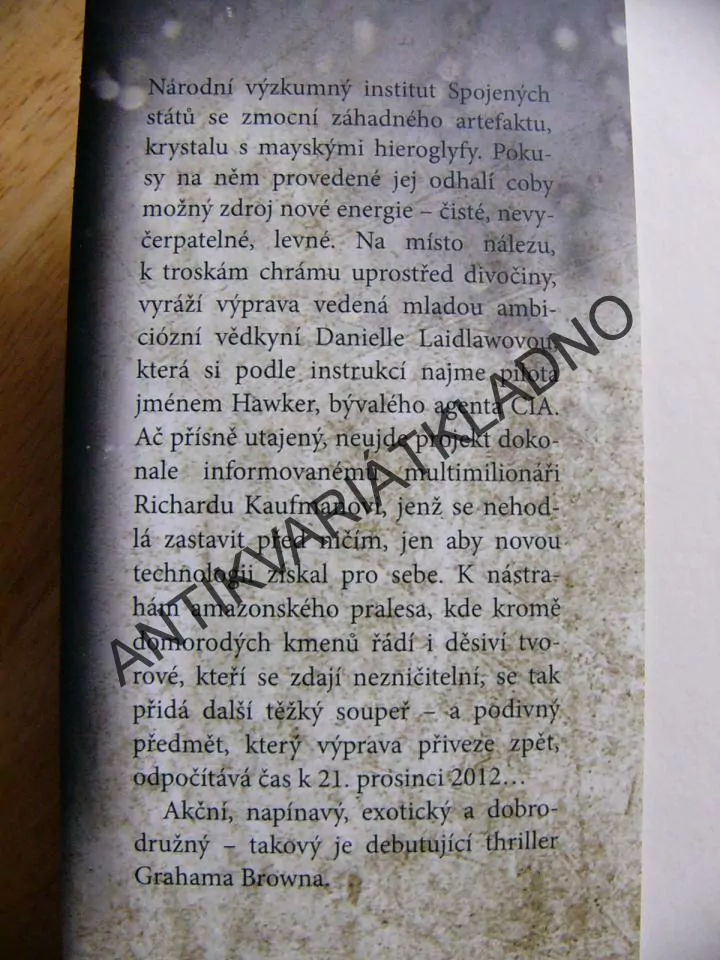 ČERNÝ DÉŠŤ, GRAHAM BROWN, **an
