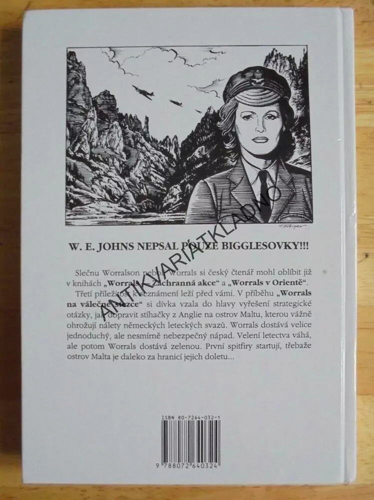 WORRALS NA VÁLEČNÉ STEZCE, W.E.JOHNS, LETECTVÍ