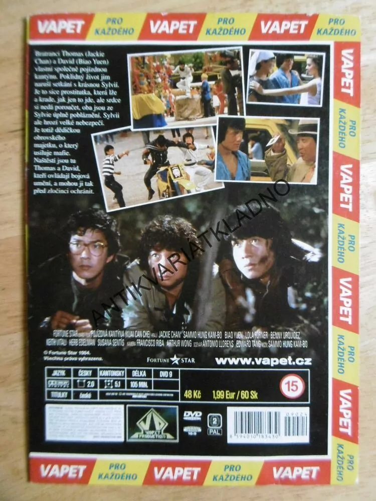 POJÍZDNÁ KANTÝNA, JACKIE CHAN, DVD FILM