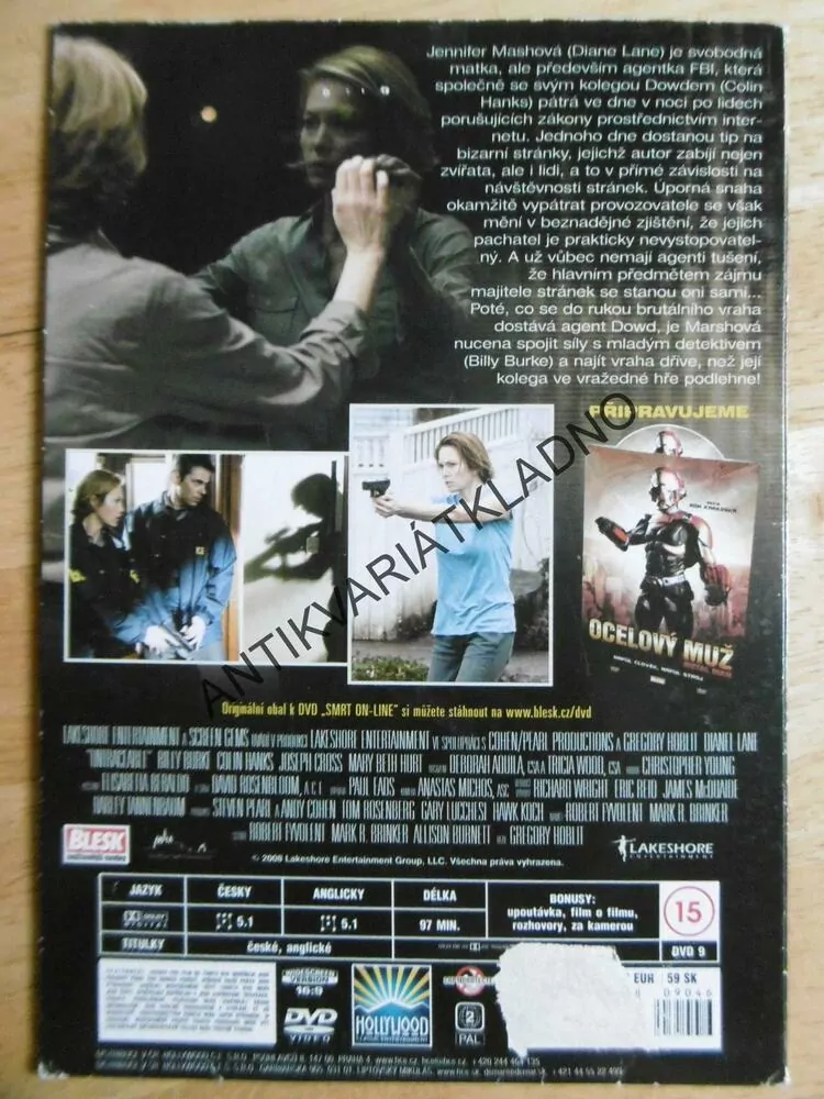 SMRT ON-LINE, DIANE LANE, DVD FILM