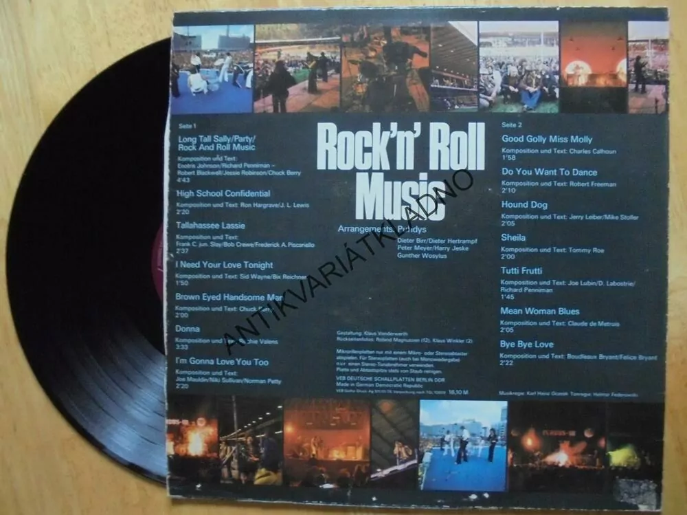 GRAMODESKA - PUHDYS, ROCK´N ´ROLL MUSIC